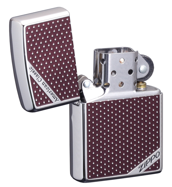 ZIPPO アメリカンクラシック・ドット 立体感に触れても楽しめるライターです