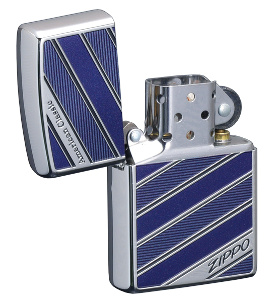 ZIPPO アメリカンクラシック・レジメンタル 織り込まれたラインの模様がシックなライター