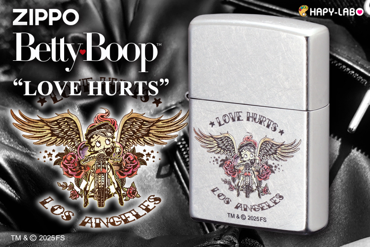【BETTY BOOP ZIPPO】タイトル：キュートでロックなベティちゃんZIPPO・90周年記念に限定発売したデザインが復活！