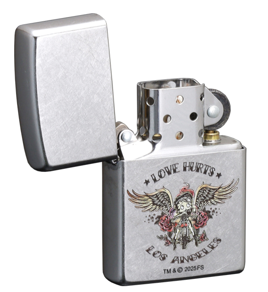 【BETTY BOOP】ZIPPO ベティー ブープ LOVE HURTS　おしゃれなアメリカンカジュアルテイストのZIPPO