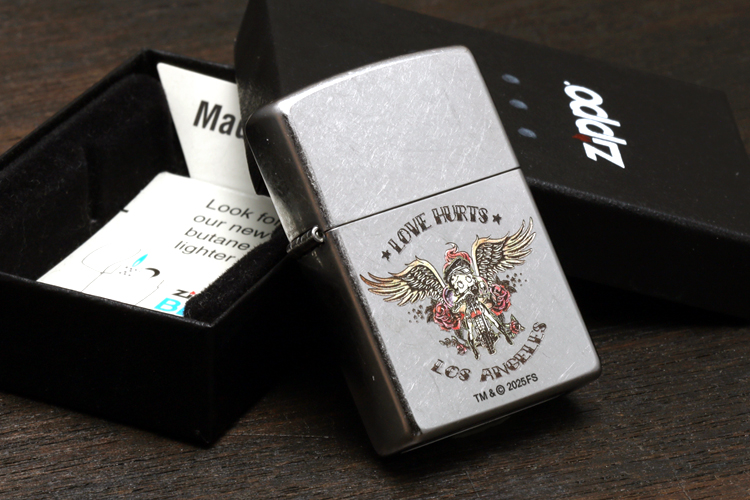【BETTY BOOP】ZIPPO ベティー ブープ LOVE HURTS　ギフト・コレクション・アウトドアや防災グッズにも