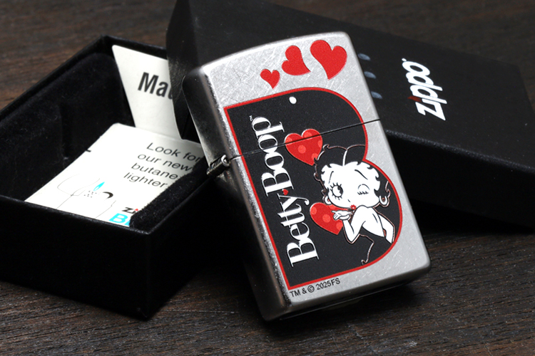 【BETTY BOOP】ZIPPO ベティー ブープ B　ギフト・コレクション・アウトドアや防災グッズにも