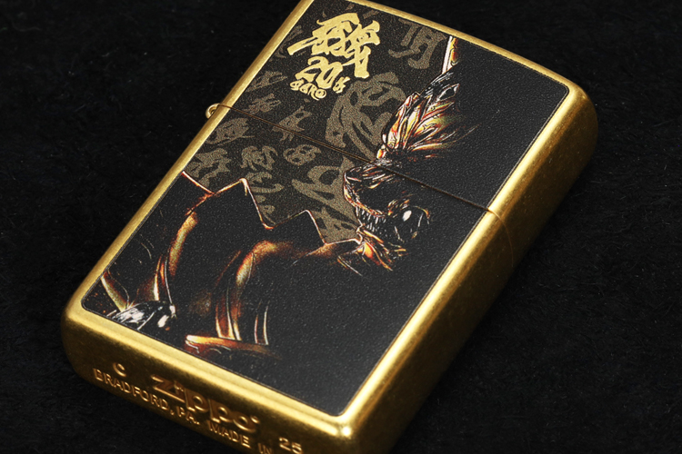 牙狼<GARO>20周年記念 ZIPPOライター・記念ロゴとティザービジュアルの重厚なコントラスト