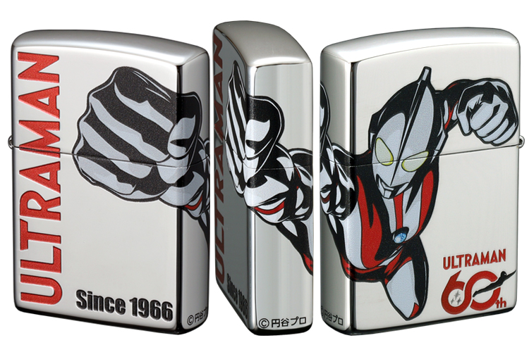 ウルトラマン60周年記念ZIPPOライター・3面連続で変身ポーズのウルトラマンを大きく大胆にデザイン
