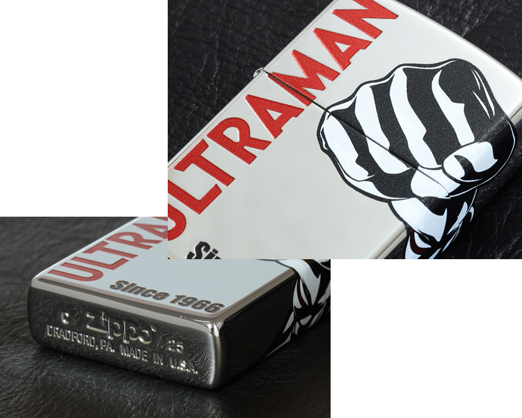 ウルトラマン60周年記念ZIPPOライター・ウルトラマンらしいシルバーの輝き